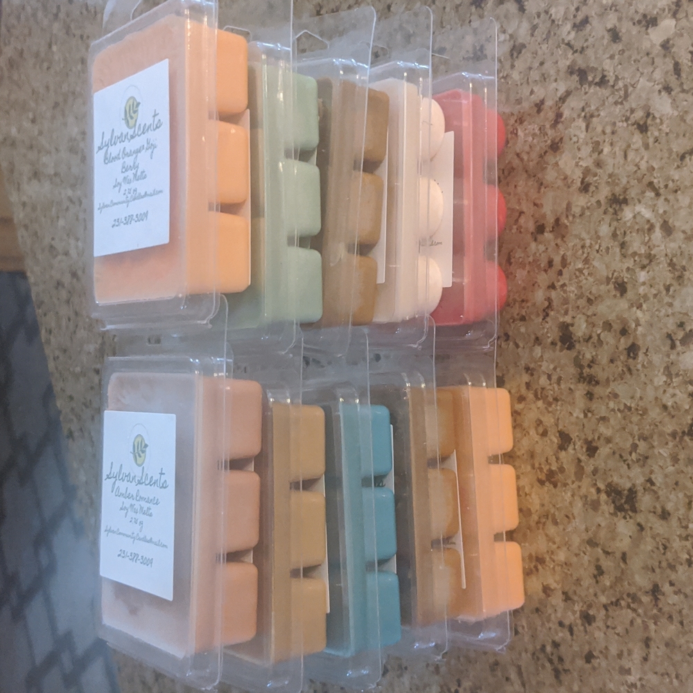 All natural blood orange and goji berry soy wax melts
